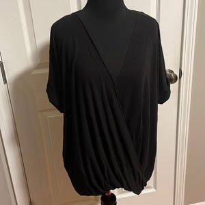 Excuse Me, I have to be awesome - black super soft comfy 1XL v-neck shirt.